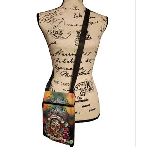 New Orleans Voodoo Sugar Skull Crossbody Bag